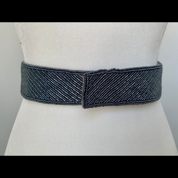 Vintage hand beaded belt - Picture 4 of 8
